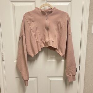 BuffBunny Pink Cropped Sweater